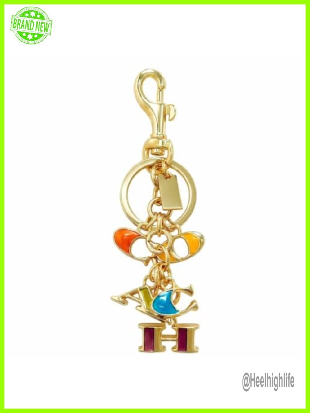 Gold Purse Chain Bag Charm for Handbags Adjustable Lobster Clasp Keychain